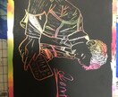 自分の好きな物や動物人物画など描きます スクラッチボードでイラストを削って世界に一つしかない絵を！ イメージ4