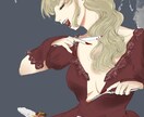 オシャレアイコン、個性なイラスト描きます 個性を生かしたイラスト好き女が描く絵、どうですか？ イメージ8