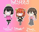 可愛いミニキャラ描きます あなた専用のイラストを安値で受け付けております。 イメージ3