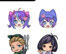 デフォルメキャラクターイラストをご制作いたします ゲーム/広告/配信/アイコンなどに！老若男女モンスターOK イメージ5