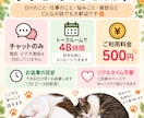 48時間ゆっくりチャットでお話を聞きます ～リアルタイム不要♪好きな時に気持ちを話せます～ イメージ2