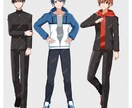 TRPG・フリーゲーム用アニメ塗り立ち絵制作します 基本バストアップ、オプションで全身にも対応します イメージ4