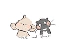 ゆるくてかわいい一枚絵描きます 完全オーダー制❁ゆるくてほんわかできるイラストを描きます！ イメージ7