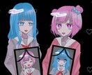 夢絵も可！可愛く目を惹くSNSアイコン描きます 最短1日！美少女やあなたの推しと一緒のあなただけのアイコン イメージ7