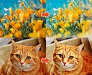 下限価格！写真をオシャレな水彩画風に加工いたします 文字入れOK！ナチュラルな水彩イラスト風にお写真を加工します イメージ5