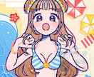 7/31まで期間限定！低予算短納期で一枚絵描きます レトロポップなイラストをかきます！ イメージ1