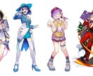VTuberさんの活動・応援用イラスト作成致します Vtuberさんの活動を広く応援しています。 イメージ2