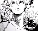 キャラデザ、似顔絵、一枚絵、描きます ＊モノクロイラスト（一色のみ色追加可能）＊ イメージ3
