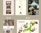 海外の雑誌風プロフィールブックをお作りいたします 上品なデザインでワンランク上の結婚式に〜◯⚪︎ イメージ9
