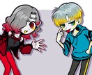 キャラデザ・デフォルメキャライラスト描きます 老若男女／人外などご希望のキャラクターに幅広く対応します イメージ1