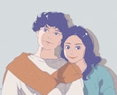 韓国風×エモいイラストをお届けします 90年代風な今トレンドな画風で仕上げてみませんか！ イメージ6