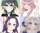 キラキラした目を引くイラストをお描きします SNSのアイコンやヘッダーなどに！ イメージ2