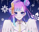 安め＆高クオリティ！可愛い女の子アイコン描きます アイコン1枚3000円から！選べる2パターンの絵柄！ イメージ1