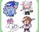 SDキャライラストお描きします キャラの雰囲気を重視したデフォルメイラストを制作します！ イメージ6
