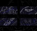 音楽を物語にします 複数枚の絵で曲の展開や感情の推移を表現します。 イメージ2