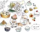 水彩で絵本のようなイラスト描きます 水彩であたたかいイラスト描きます！ イメージ9