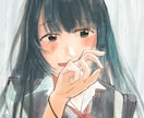 商用可！ノスタルジックなイラストを制作します 筆致を感じさせるジャケットイラストで、世界観を表現します イメージ9