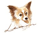 ペット似顔絵◆うちのこイラストお描きします おなまえ付き★インク１色でおしゃれにカッコかわいく イメージ4