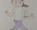 万歩計をつけて運動しています 朝に万歩計を付けてウォーキングする女性 イメージ1