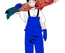 プロが貴方だけの世界一かわE〜イラスト制作します SNSアイコンや1枚絵などパチッと決まるイラストを描きます！ イメージ6