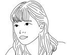 最短１日！！シンプルでおしゃれな似顔絵描きます 似顔絵イラスト似顔絵アイコン 2人まで追加料金なしで描きます イメージ9