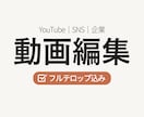 YouTube・SNS等｜動画編集承ります 初めての動画外注も安心！丁寧にサポートします イメージ1