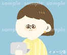 シンプルゆるキャラアイコン描きます 商用利用OK。小物1点無料！個性的なアイコンをお探しの方に！ イメージ8