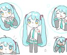 アイコン描きます ふわふわな絵柄でどんな子も可愛く描きますよ( ¯﹀¯ ) イメージ2