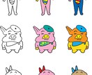 オリジナルイラスト描きます SNSや配信用など用途に合わせて制作 イメージ4