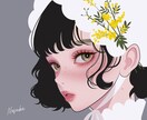 商用可✨大人可愛い/綺麗め/上品なイラスト描きます 配信用/歌ってみた/サムネ/アイコン/似顔絵/立ち絵など❣️ イメージ1