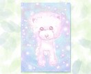愛するペットちゃんのキラキラ似顔絵をお描きします 柔らかな木漏れ日の中にいる優しい雰囲気の似顔絵をお描きします イメージ8