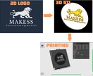 3Dプリンター用データ作成、STLデータ作成します 3Dモデリング＋3Dプリンターでの出力まで対応可能です イメージ4