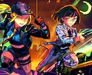 一枚絵の制作をします 現役芸大生、カラーコーディネーターによるイラスト製作 イメージ3