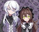 オリジナル、GL、BL、コンビ絵等の２人絵描きます 2名のイラストか、単体イラストを２枚お描きします！ イメージ5