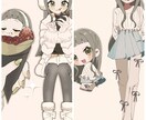 4月まで！特別価格でお届けします かわいくてポップな女の子を描きます！ イメージ5
