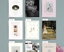 スマホ完結◎選べる結婚式プロフィールブック作れます 【モニター価格】Canva操作加工ガイド・入稿ガイド付き イメージ3