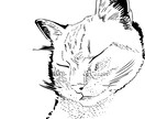 白黒イラスト描きます 風景・動物・機械・シンプルなキャラクターなど イメージ2