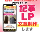 女性インサイトにグサッ！記事LP文章作ります 【美容専門・歴4年】現役ライターが集客をお手伝い！ イメージ1
