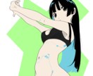 目を惹くキャッチーなカラーイラストを制作します 絵柄は問いません！納品後は著作権を譲渡致します。 イメージ10
