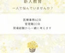 医療事務の管理職・新人教育のお悩みに助言します 管理職20年の経験から人材育成や職場の悩みを一緒に考えます イメージ1