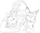 皆様の大切な家族のペットのイラストを描きます 家族同然の大切なワンちゃん猫ちゃんを可愛くイラストにします イメージ8