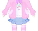 あなただけのかわいらしいイラスト作成いたします SNSで目を引く立ち絵〜Vtuberイラストまで イメージ4