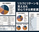 多資産対応！ポートフォリオ診断Excel提供します 46資産の分散＆相関分析でリスクとリターンを見える化 イメージ2