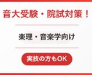 楽理科・音楽学向け　音大受験対策レッスンをします 演奏実技の方も利用可。音楽史ほか、論文や研究計画書の添削まで イメージ1