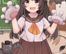 可愛い絵柄のイラスト描いています ・1級色彩コーディネーターの資格所持・有償依頼制作経験あり イメージ2