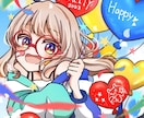 可愛く！歌ってみたや立ち絵のイラスト描きます カラフルで可愛くっ！ポップなイラストが得意です✨️ イメージ7