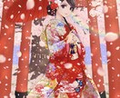 ご希望の全身イラスト、1枚絵描きます イラコン受賞実績有り。女の子のイラストならおまかせ下さい！ イメージ1
