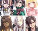 最短1～3日！バストアップイラストを制作します サムネ向き！テンプレ記入だけ！空欄はお任せOK！ イメージ10