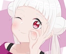 可愛い女の子のキャラクターイラスト描きます アイコン用から1枚絵、何でもOK！ イメージ5