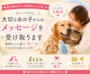大切なあの子からのメッセージを受け取りまます 動物ちゃんたちの"想い"をそのまま届けます。お空組さんも可。 イメージ1